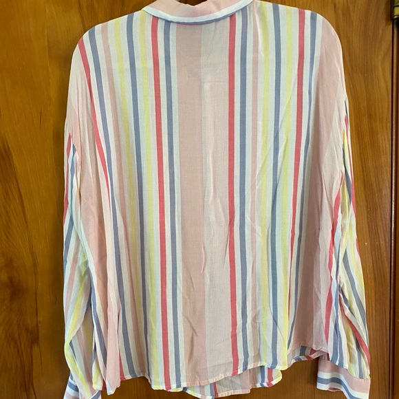Striped Multicolor Women's Shirt - Picture 3 of 3